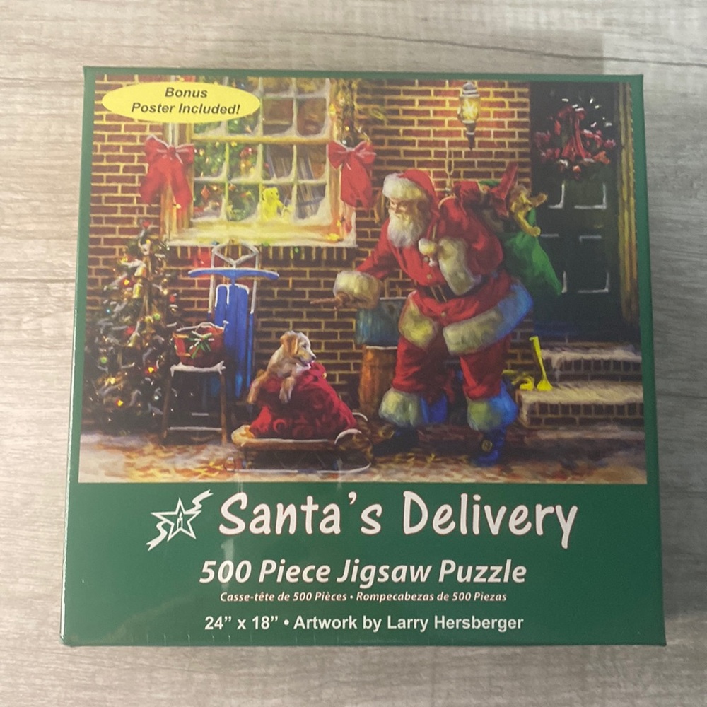 NIP Christmas Puzzle Santa’s Delivery 500 Pieces 24x18